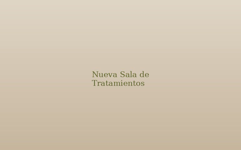 Inauguramos nuestra nueva sala de tratamientos corporales